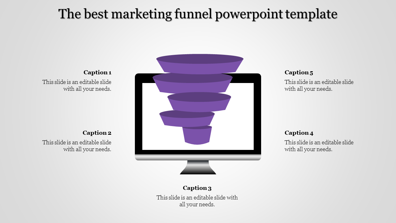 marketing funnel powerpoint template-The best marketing funnel powerpoint template-Style 1-Purple